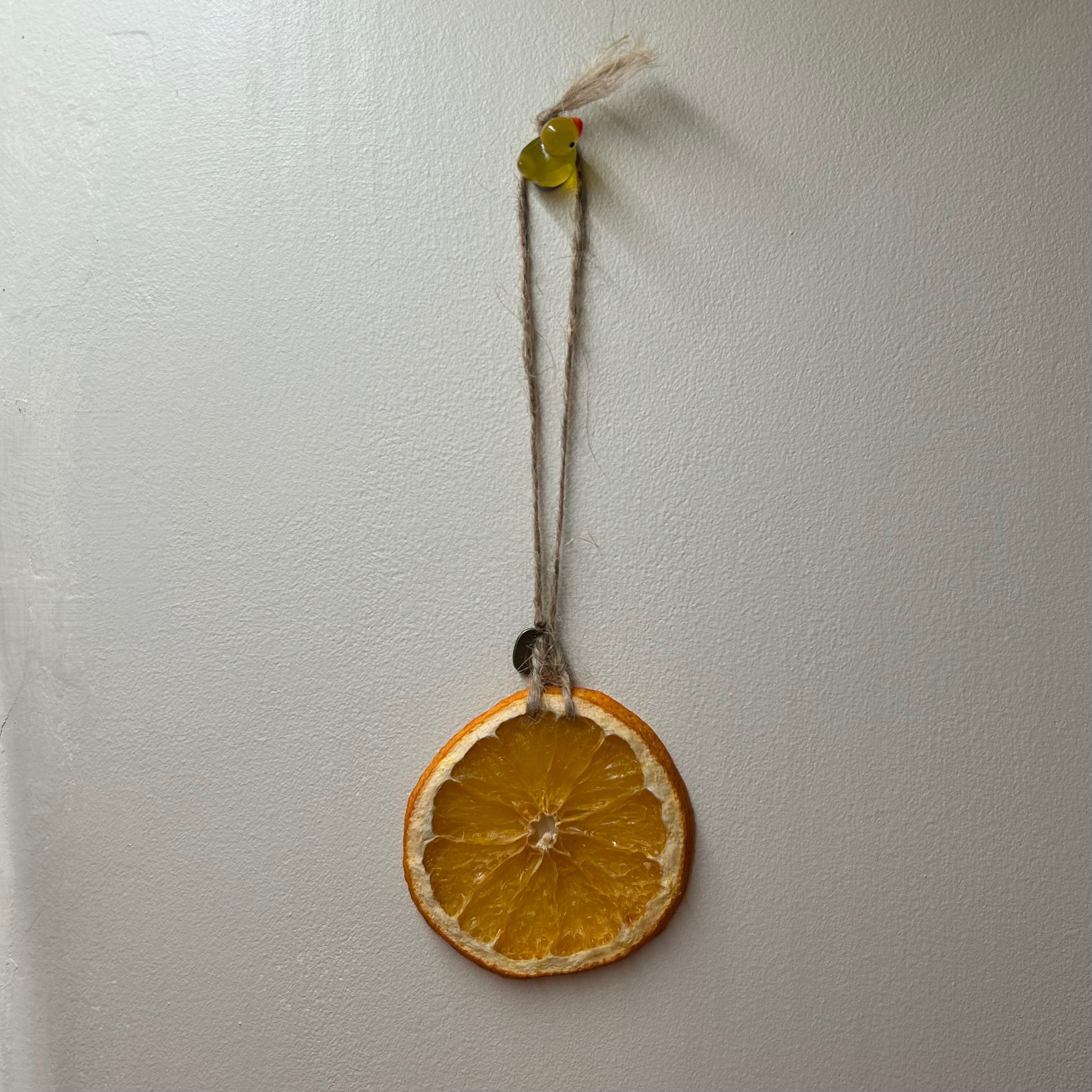 Natural Dried Orange Slice Baubles 3x – Hand-Prepared Citrus Christmas Ornaments