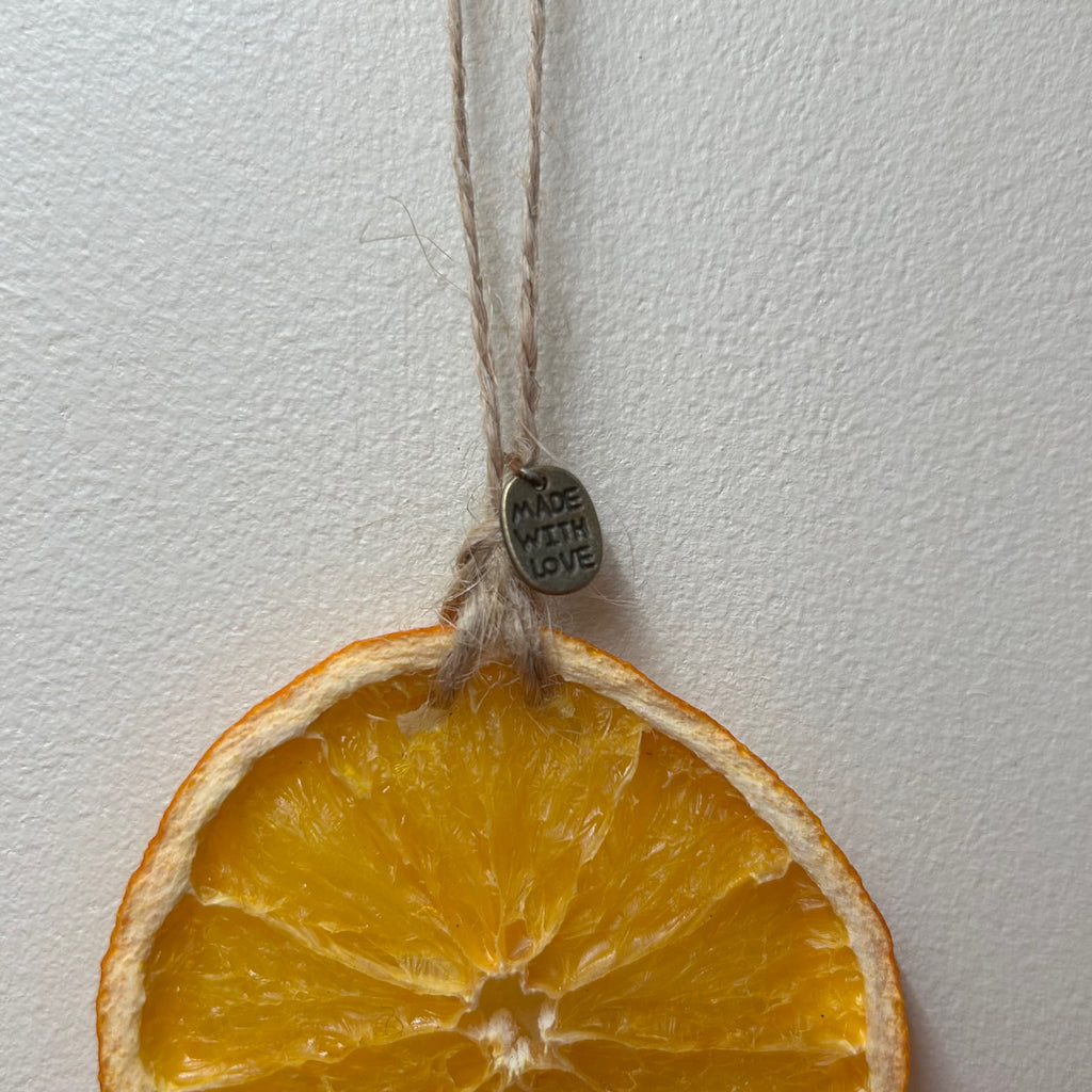 Natural Dried Orange Slice Baubles 3x – Hand-Prepared Citrus Christmas Ornaments